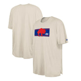 Buffalo Bills New Era Third Down Big & Tall Historic T-Shirt Cream