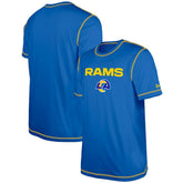 Los Angeles Rams New Era Third Down Puff Print T-Shirt Royal