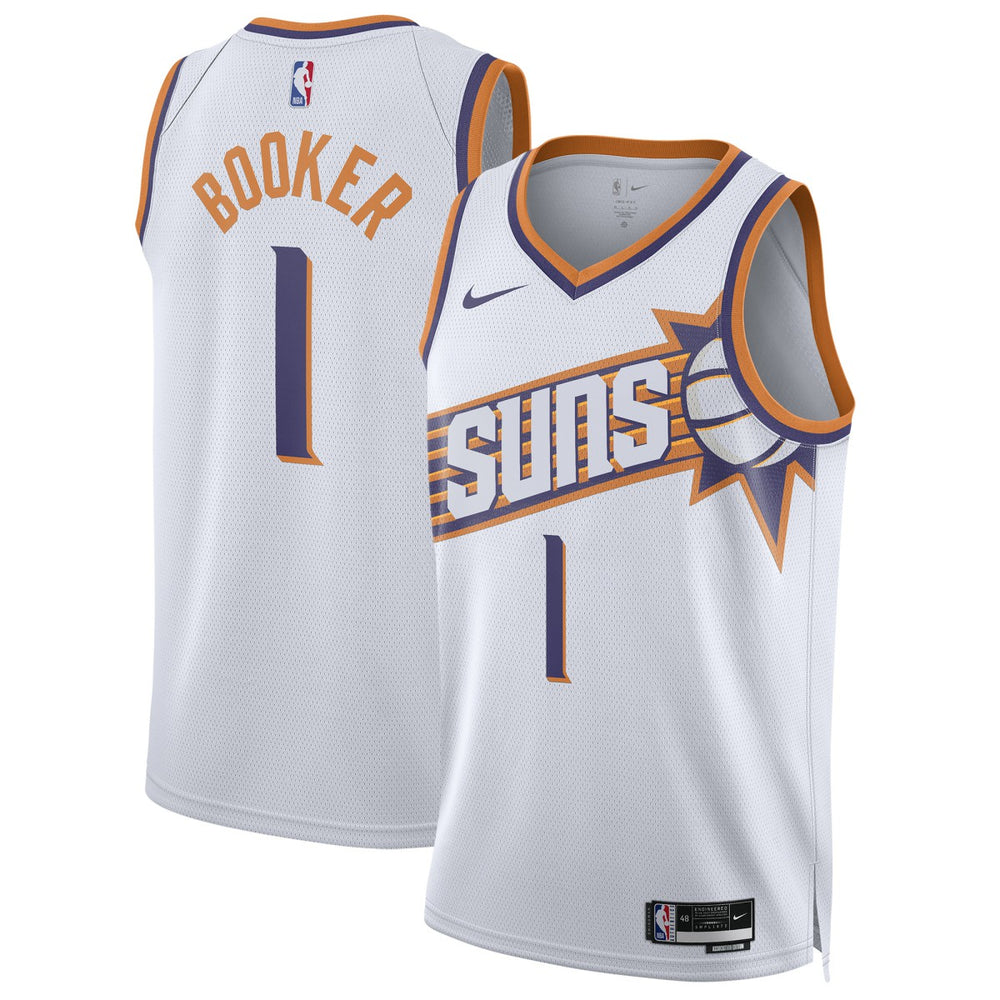 NBA Devin Booker Phoenix Suns Unisex Swingman Jersey - Association Edition - White