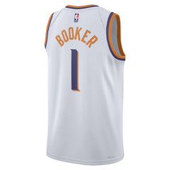 NBA Devin Booker Phoenix Suns Unisex Swingman Jersey - Association Edition - White