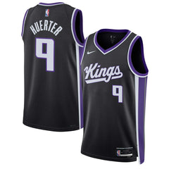 NBA Kevin Huerter Sacramento Kings Unisex Swingman Jersey - Icon Edition - Black