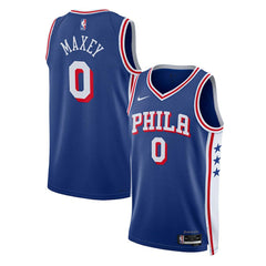 NBA Tyrese Maxey Philadelphia 76ers Unisex Swingman Jersey - Icon Edition - Royal
