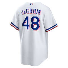 MLB Jacob deGrom Texas Rangers Nike Home Replica Player Jersey - White