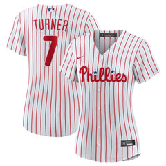 MLB Trea Turner Philadelphia Phillies Nike Women's Home Replica Player Jersey - White