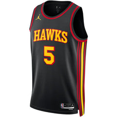 NBA Dejounte Murray Atlanta Hawks Jordan Brand Unisex Swingman Jersey - Statement Edition - Black for sale