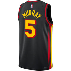 NBA Dejounte Murray Atlanta Hawks Jordan Brand Unisex Swingman Jersey - Statement Edition - Black for sale