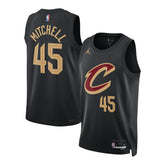 NBA Donovan Mitchell Cleveland Cavaliers Jordan Brand Unisex Swingman Jersey sale - Statement Editi- Black outlet