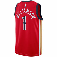 NBA Zion Williamson New Orleans Pelicans Jordan Brand Unisex Swingman Jersey - Statement Edition - Red for sale