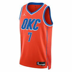 NBA Chet Holmgren Oklahoma City Thunder Jordan Brand Unisex Swingman Jersey - Statement Edition - Orange for sale