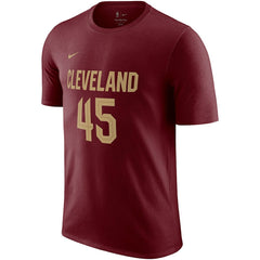 Donovan Mitchell Cleveland Cavaliers Icon 2022/23 Name & Number T-Shirt Burgundy