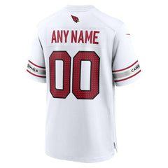 NFL Arizona Cardinals Custom Game Jersey - White