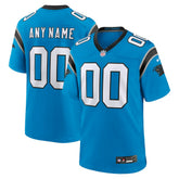 NFL Carolina Panthers Alternate Custom Game Jersey - Blue