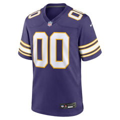 NFL Minnesota Vikings Classic Custom Game Jersey - Purple