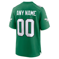 NFL Philadelphia Eagles Alternate Custom Game Jersey - Kelly Green