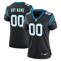 NFL Carolina Panthers Women's Custom Game Jersey - Black