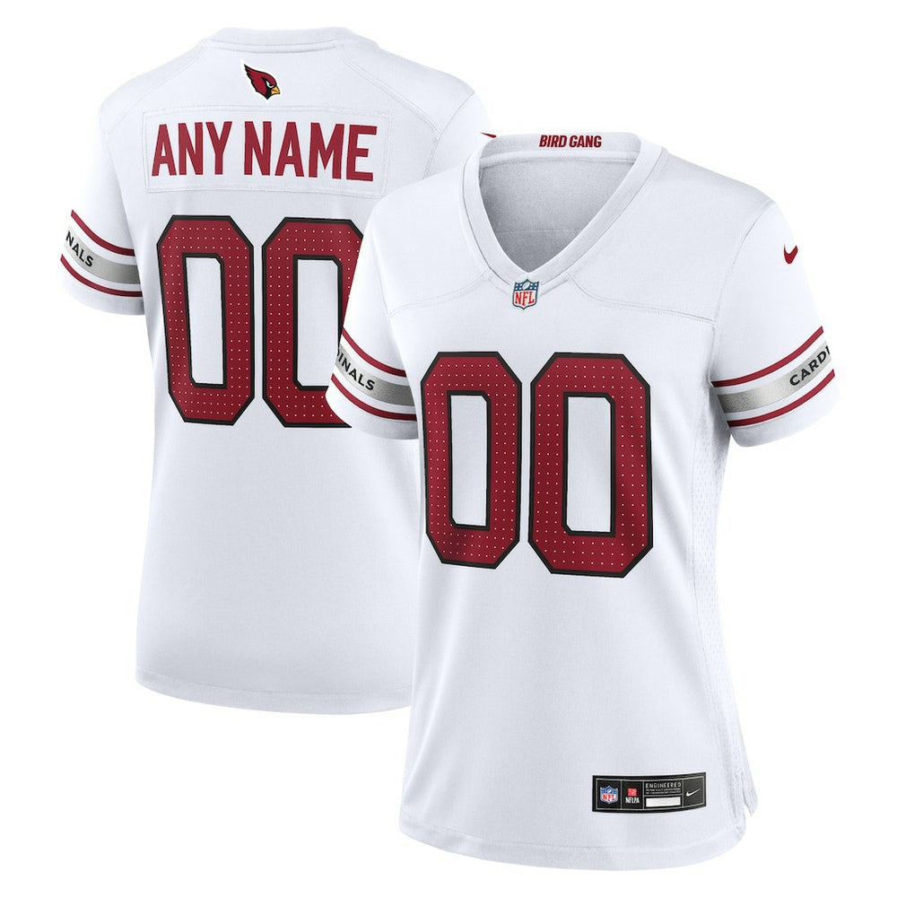 NFL Arizona Cardinals Women's Custom Game Jersey - White