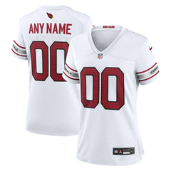 NFL Arizona Cardinals Women's Custom Game Jersey - White