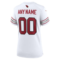 NFL Arizona Cardinals Women's Custom Game Jersey - White