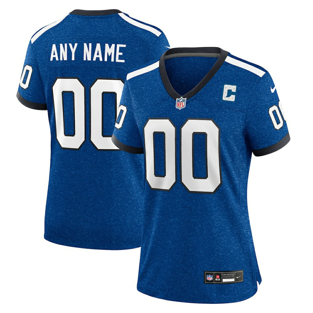 Indianapolis Colts Women's Indiana Nights Alternate Custom Game Jersey Royal