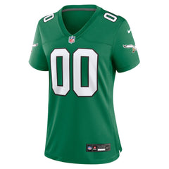 NFL Philadelphia Eagles Women's Alternate Custom Game Jersey - Kelly Green