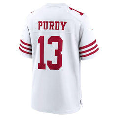 NFL Brock Purdy San Francisco 49ers Game Player Jersey - White