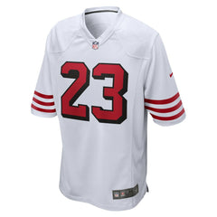 NFL Christian McCaffrey San Francisco 49ers Game Jersey - White