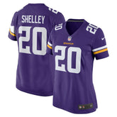 NFL Duke Shelley Minnesota Vikings Women's Home Game Player Jersey - Purple