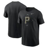 Pittsburgh Pirates Nike Camo Logo T-Shirt - Black T-shirts