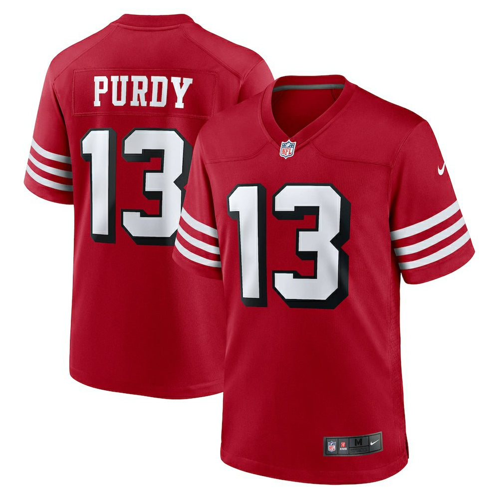 NFL Brock Purdy San Francisco 49ers Alternate Game Player Jersey - Scarlet