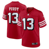 NFL Brock Purdy San Francisco 49ers Alternate Game Player Jersey - Scarlet