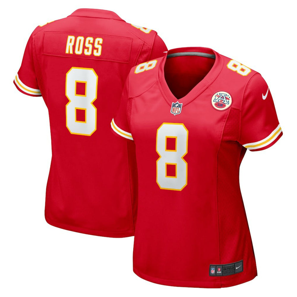 NFL Justyn Ross Kansas City Chiefs Women's Home Game Player Jersey - Red