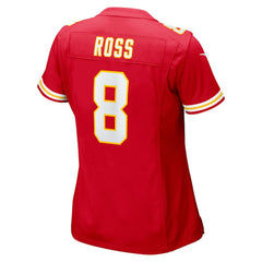 NFL Justyn Ross Kansas City Chiefs Women's Home Game Player Jersey - Red