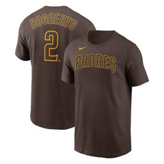 Xander Bogaerts San Diego Padres Nike Name & Number T-Shirt - Brown T-shirts