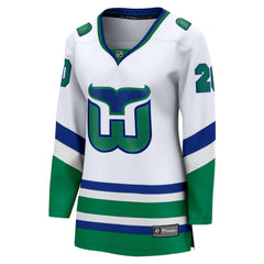 NHL Sebastian Aho Carolina Hurricanes Fanatics Women's Throwback Breakaway Jersey - White