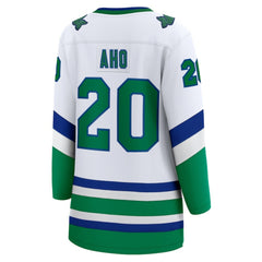NHL Sebastian Aho Carolina Hurricanes Fanatics Women's Throwback Breakaway Jersey - White