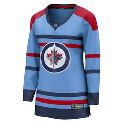 NHL Winnipeg Jets Fanatics Women's Alternate Anniversary Breakaway Jersey - Light Blue