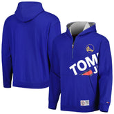 Golden State Warriors Tommy Jeans Bernard Half-Zip Hoodie Royal