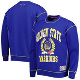 Golden State Warriors Tommy Jeans Peter French Terry Pullover Crew Sweatshirt Royal
