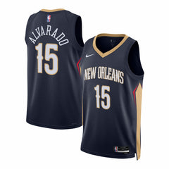 NBA Jose Alvarado New Orleans Pelicans Unisex Swingman Jersey - Icon Edition - Navy