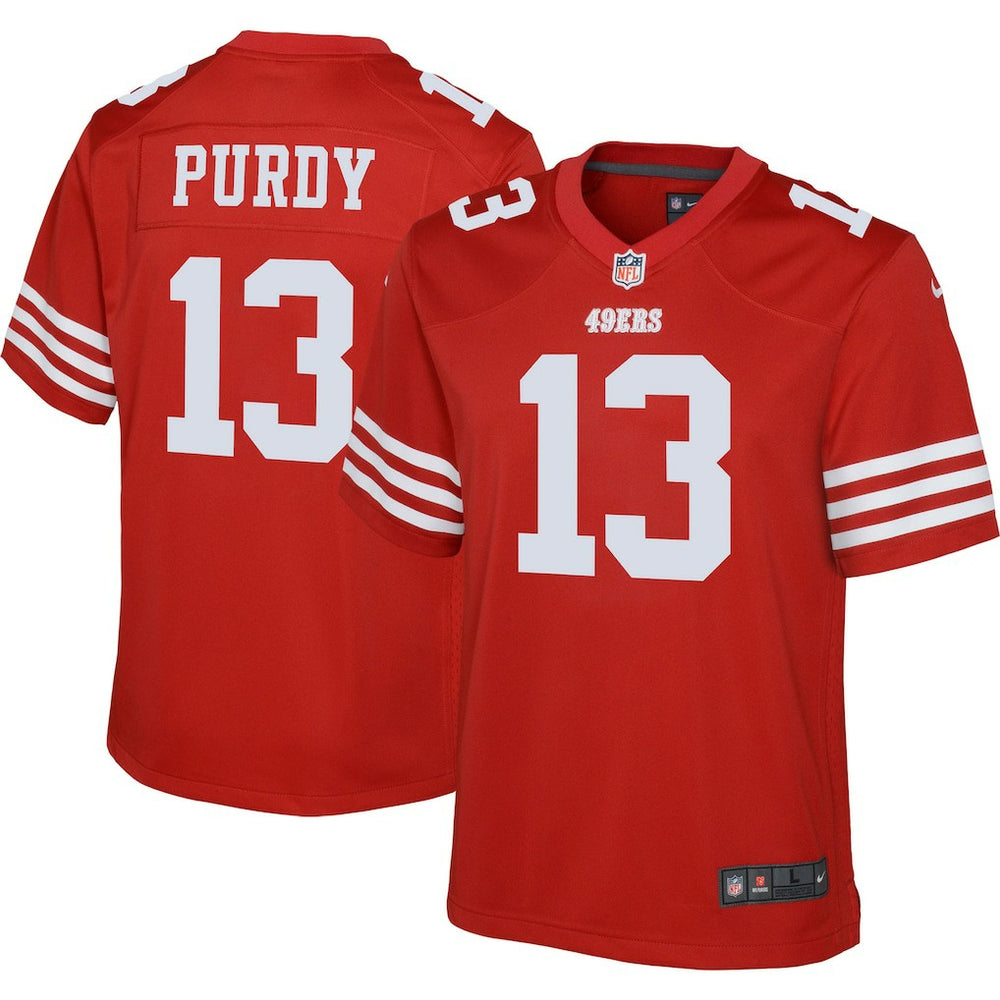 NFL Brock Purdy San Francisco 49ers Youth Game Jersey - Scarlet