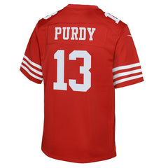 NFL Brock Purdy San Francisco 49ers Youth Game Jersey - Scarlet