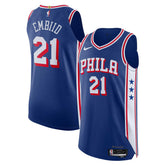 NBA Joel Embiid Philadelphia 76ers Authentic Jersey - Icon Edition - Royal