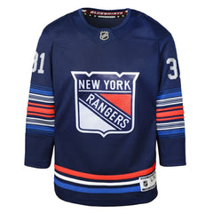 NHL Igor Shesterkin New York Rangers Youth Alternate Premier Player Jersey - Navy
