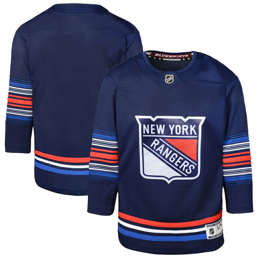 NHL New York Rangers Youth Alternate Premier Jersey - Navy