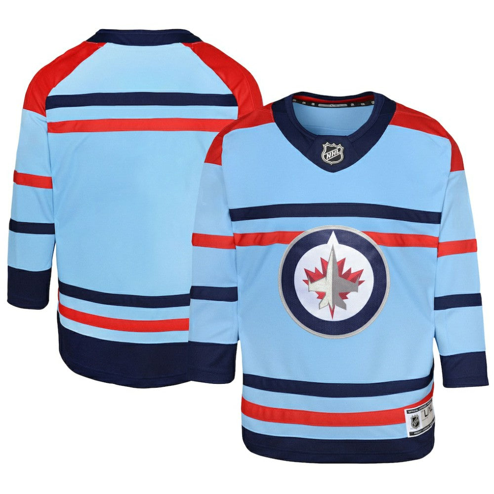 NHL Winnipeg Jets Youth Anniversary Premier Jersey - Light Blue