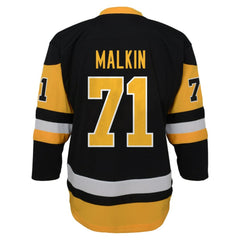 NHL Evgeni Malkin Pittsburgh Penguins Youth Home Replica Player Jersey - Black