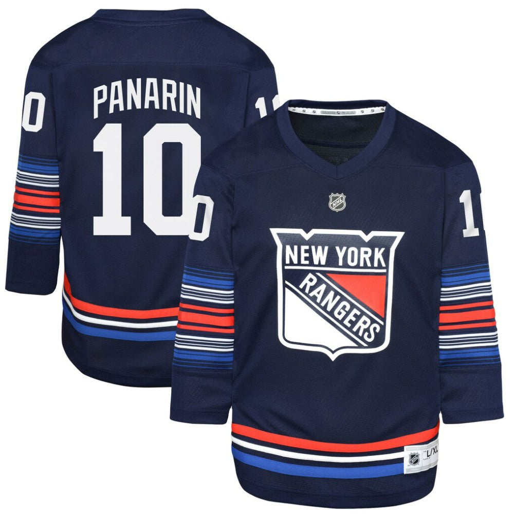 NHL Artemi Panarin New York Rangers Youth Alternate Replica Player Jersey - Navy