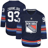 NHL Mika Zibanejad New York Rangers Youth Alternate Replica Player Jersey - Navy