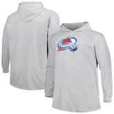 NHL Colorado Avalanche Big & Tall Pullover Hoodie - Heather Gray
