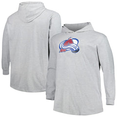 NHL Colorado Avalanche Big & Tall Pullover Hoodie - Heather Gray